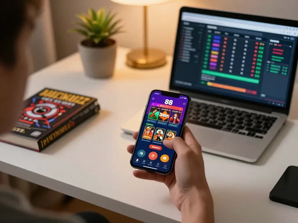 Engaging with the Jeetbuzz 88 mobile app for dynamic betting and casino experiences.