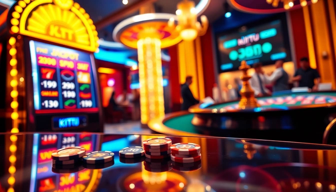 KTP JITU offers exciting slot machines and engaging gambling experiences in a luxurious casino setting.