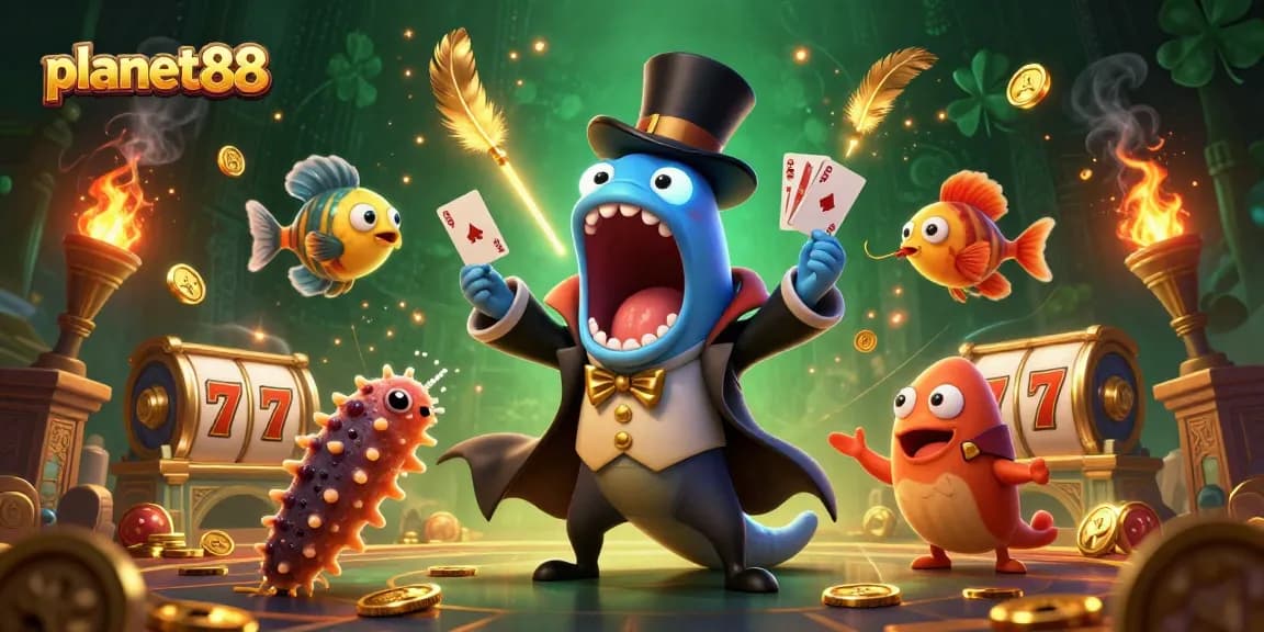 Engage in thrilling gameplay and win big at planet88 with vibrant casino elements.