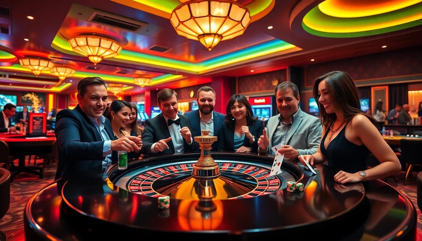 Menggandeng keseruan T0812 link di meja roulette dengan pemain bersemangat dan suasana glamour kasino.