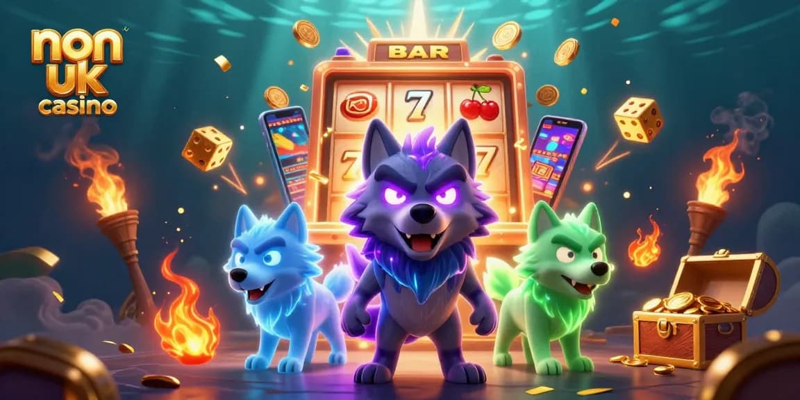 Engage with non uk casino gaming through thrilling slots, vibrant characters, and dynamic visuals.