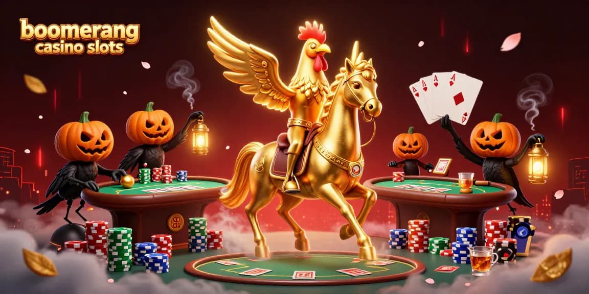 Uživajte v boomerang casino slots, kjer zlate piščance in nočne scene oživijo igranje.