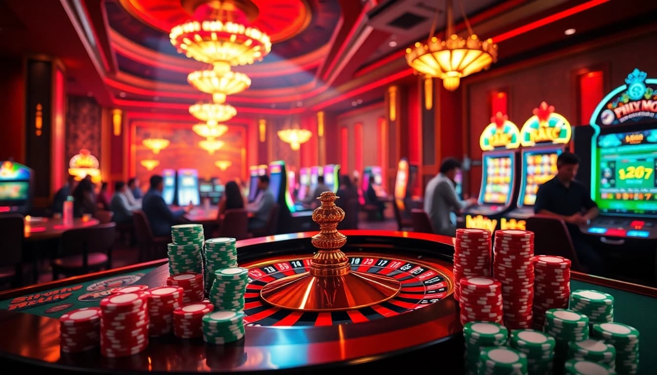 Engaging players enjoying their favorite games at Nhà Cái RR88, showcasing excitement and exclusivity.