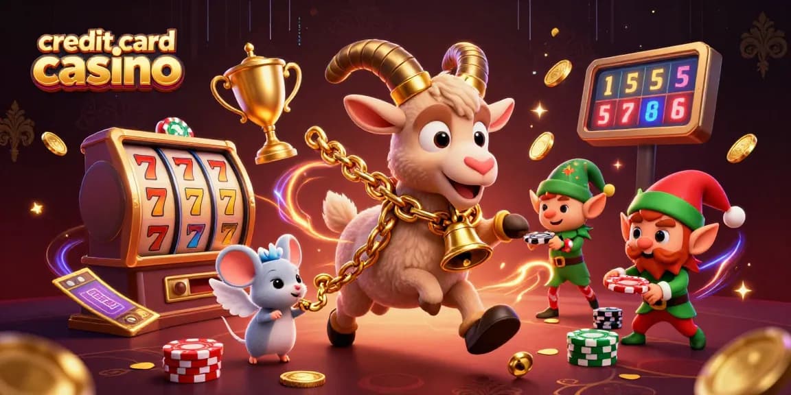 Engage in thrilling gameplay at a credit card casino with Krampus running the show!