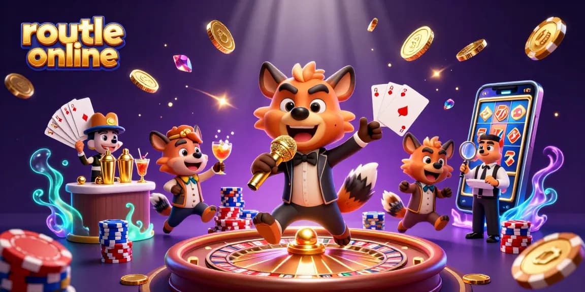Engage in thrilling roulette online action as hyenas entertain at a vibrant comedy casino.