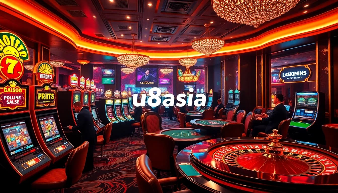 สัมผัสความตื่นเต้นของการชนะที่ U8asia ด้วยเกมสล็อตที่เต็มไปด้วยสีสันและเกมคาสิโนที่น่าติดตาม