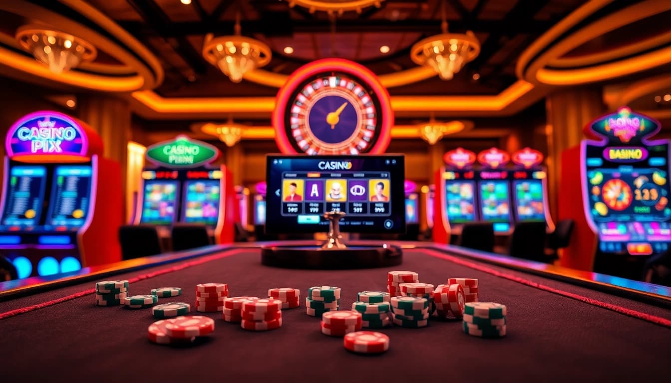 Experience the excitement of cassino pix with vibrant gaming tables and thrilling betting options.