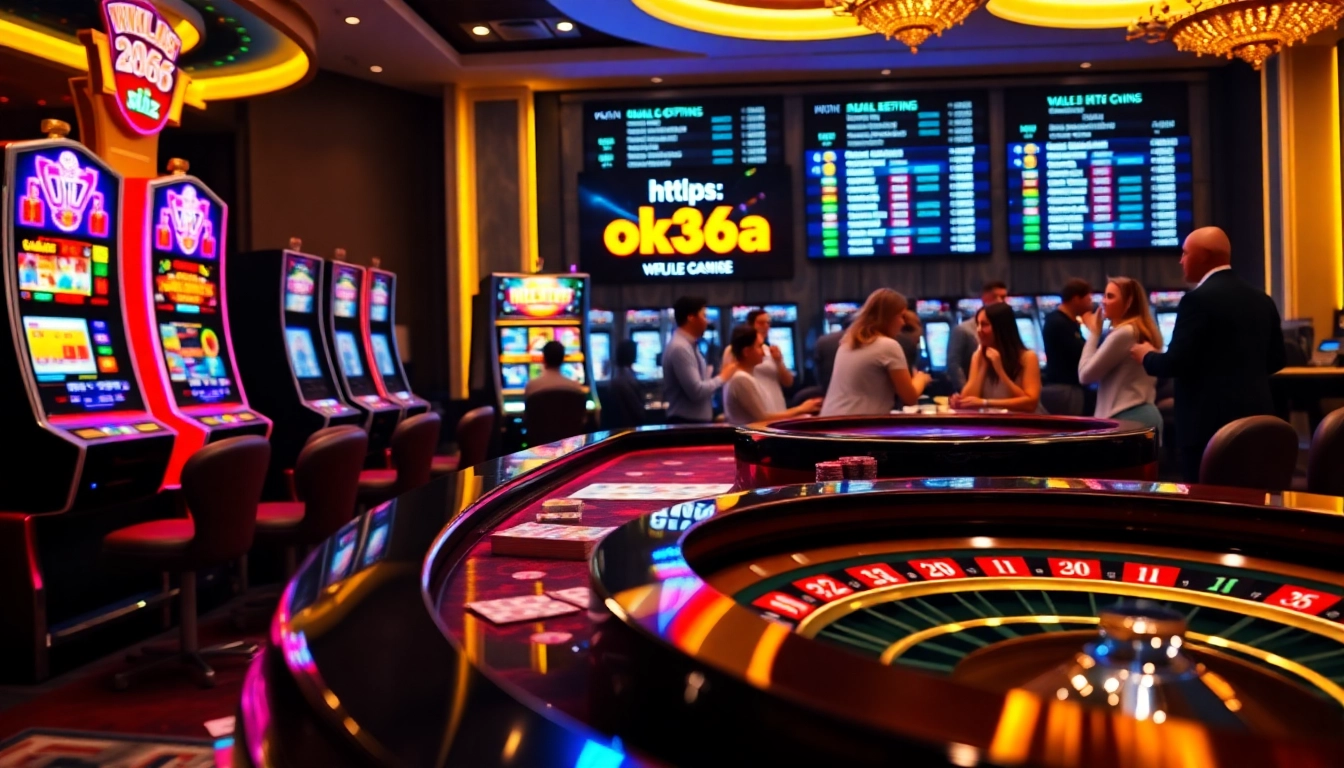 Experience thrilling online gaming at https://ok365a.biz/ with vibrant casino action featuring dice and poker chips.