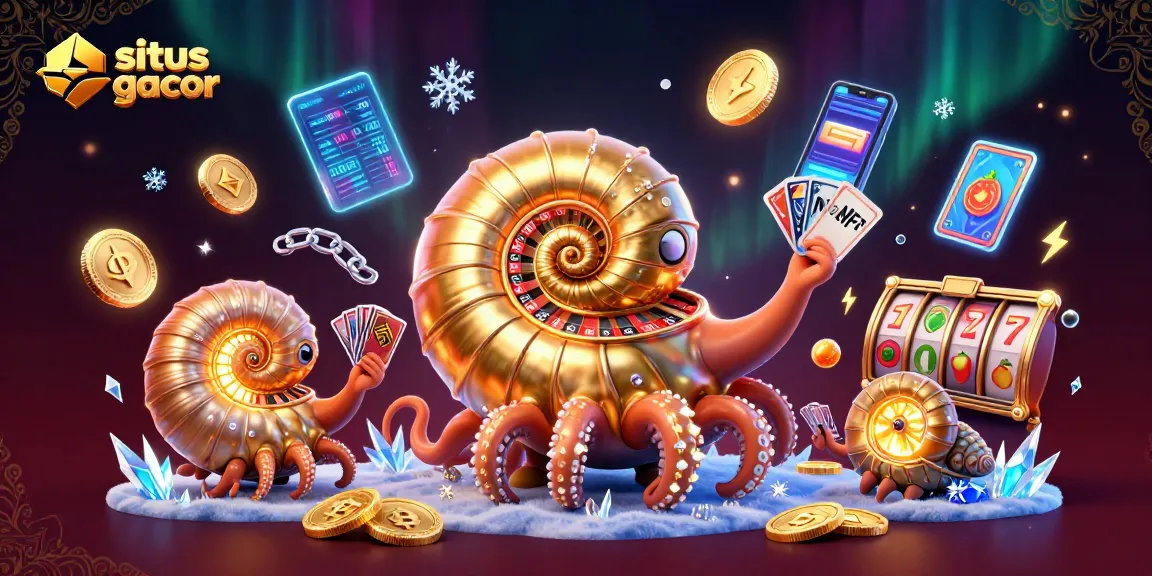 Mengunduh aplikasi gratis situs slot gacor dengan karakter nautilus raksasa sambil menikmati permainan slot.