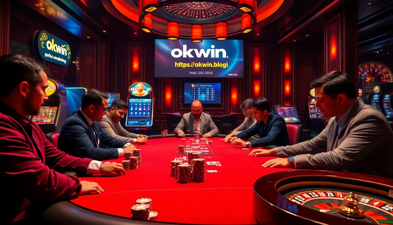 Experience thrilling gaming moments at https://okwin.blog/ with a vibrant casino poker scene.