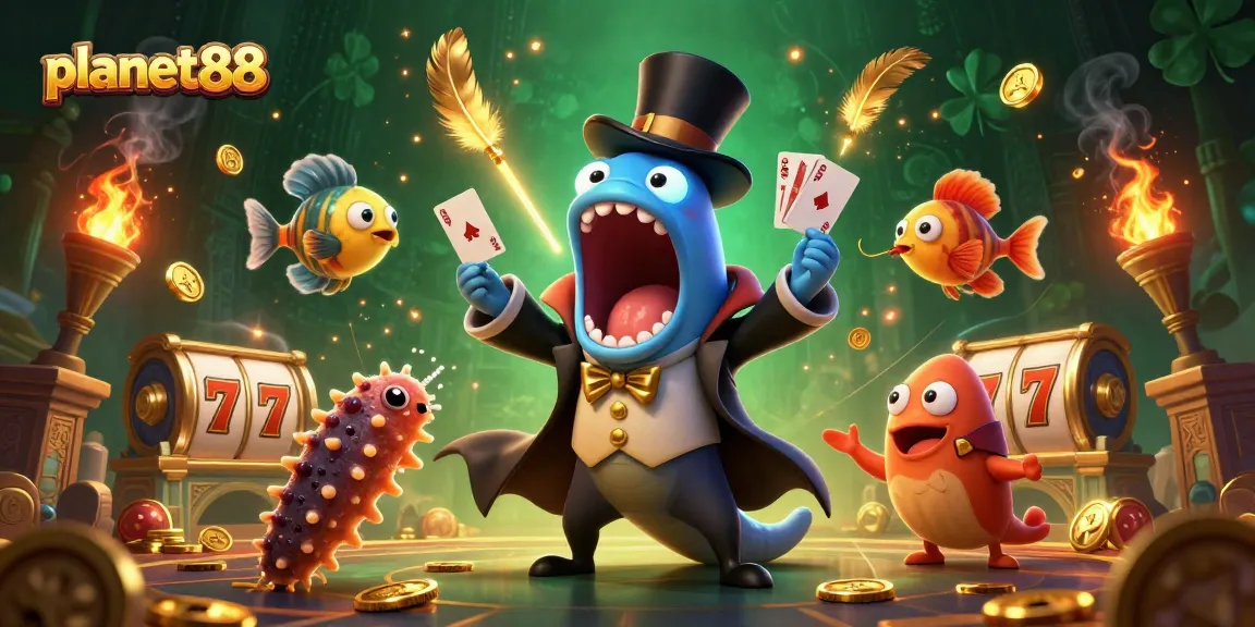 Engage in thrilling gameplay and win big at planet88 with vibrant casino elements.