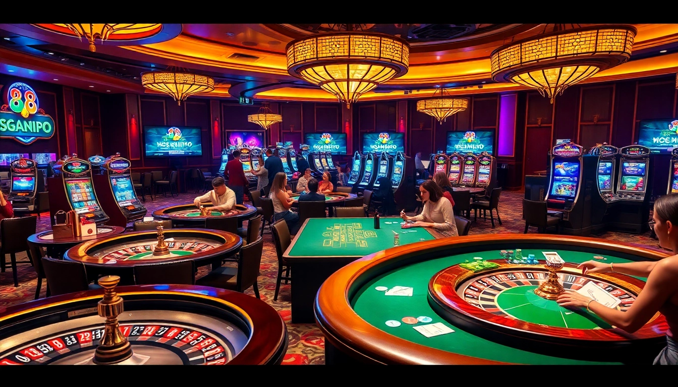 Experience the excitement of high-stakes gambling at https://68vip.plus/ with poker chips and roulette tables.