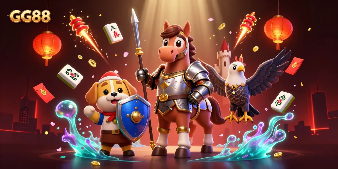 Experience exciting games at GG88 with dynamic casino elements and characters!