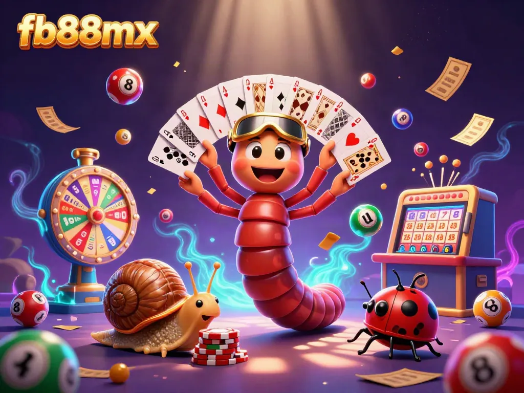 Experience excitement at fb88mx with colorful lottery themes and dynamic casino characters.