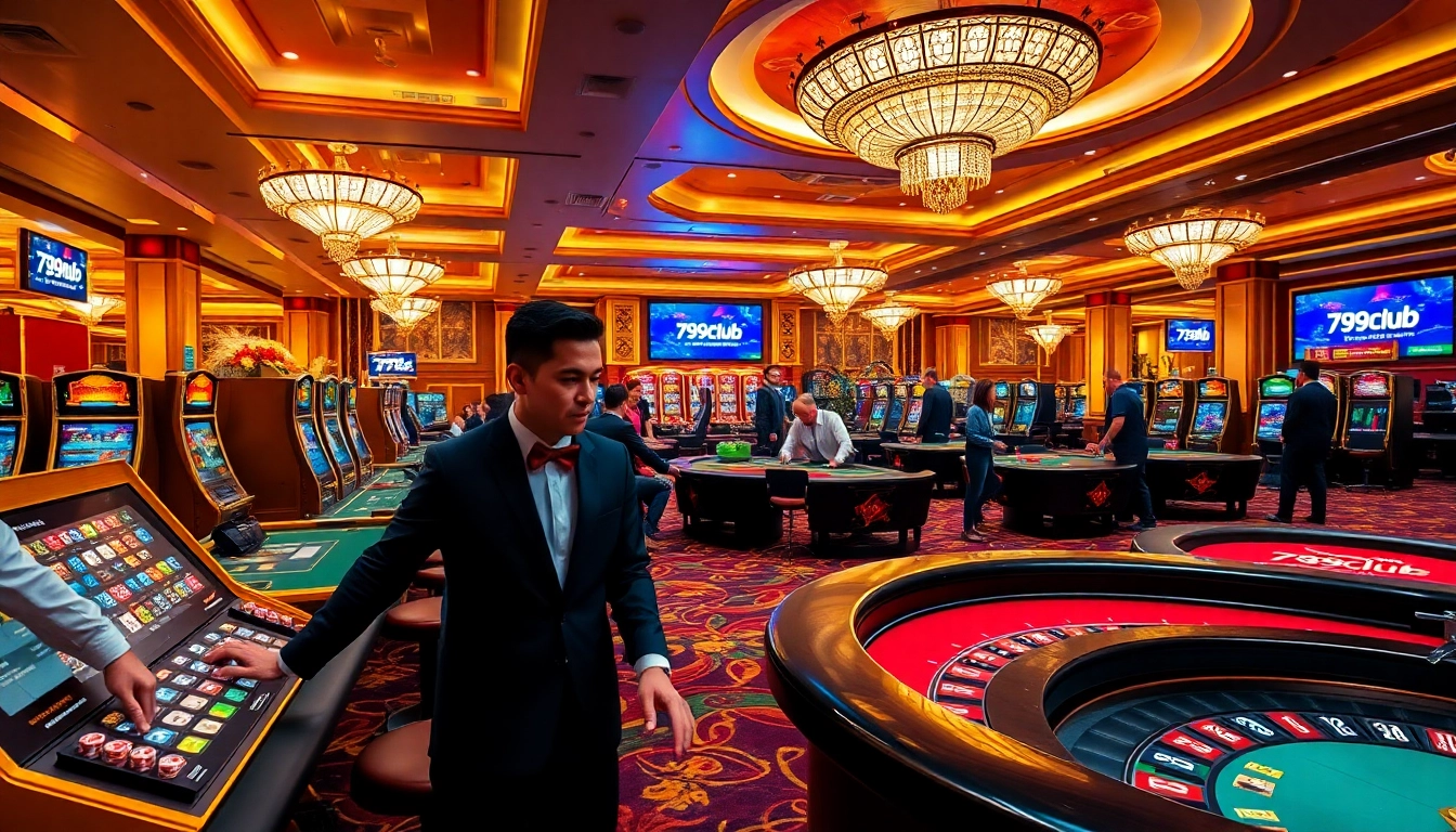 Players enjoying blackjack and roulette at the luxurious 789club 789clubz.dev casino.