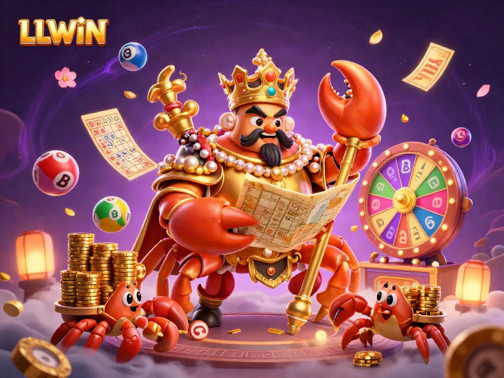 Experience LLWIN's vibrant gaming world with exciting lottery, bingo, and prize elements