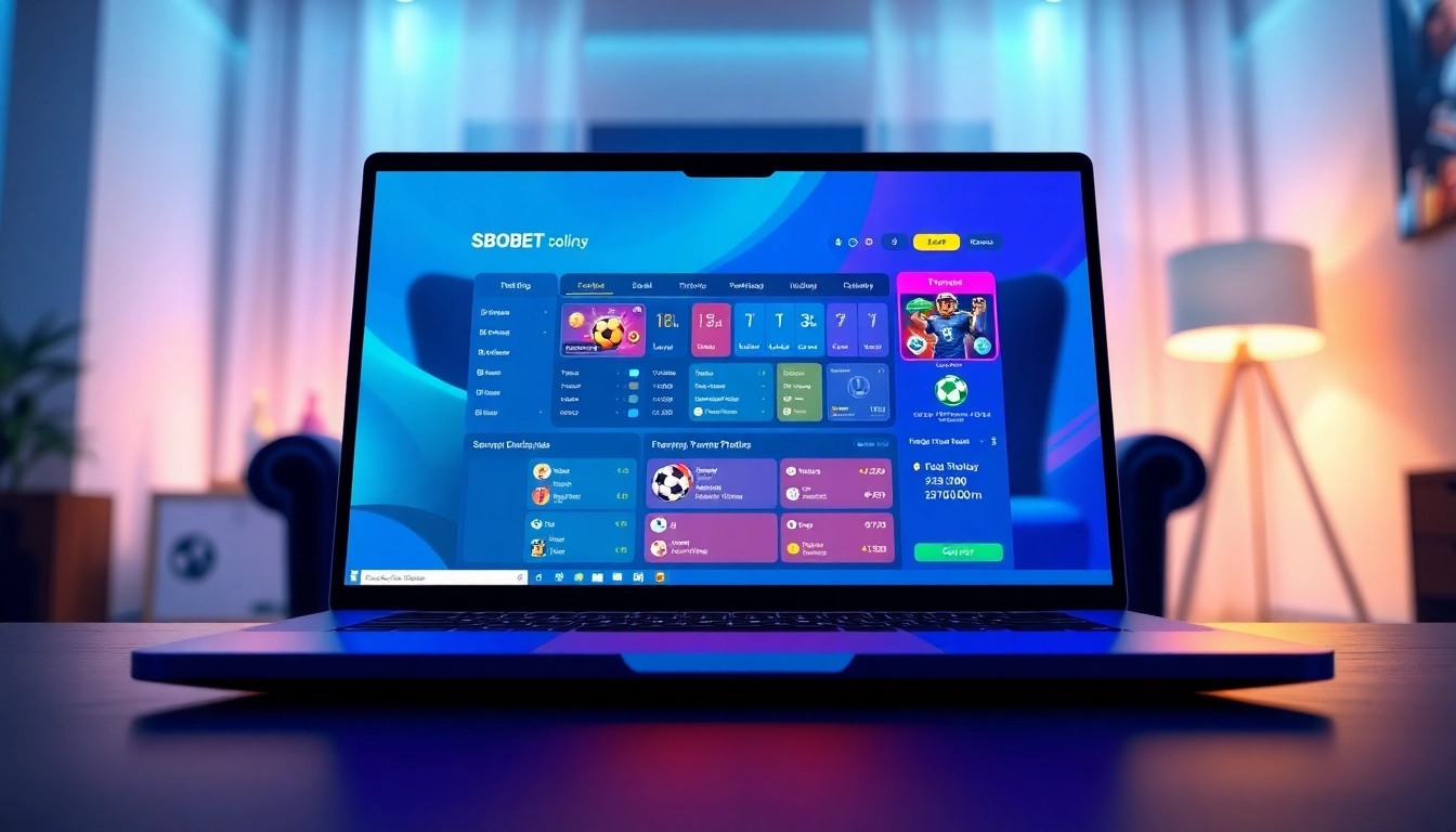 Menyediakan antarmuka SBOBET88 yang menarik dan interaktif di platform taruhan online.