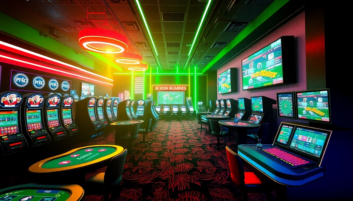 Online gambling experience at 79King showcasing vibrant casino elements