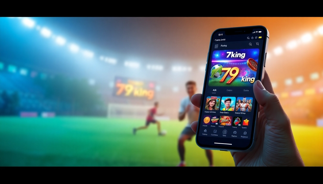 Experimenta la emoción de los juegos en línea con la vibrante interfaz de la aplicación móvil de 79king.