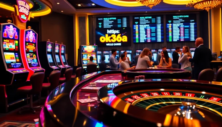 Experience thrilling online gaming at https://ok365a.biz/ with vibrant casino action featuring dice and poker chips.