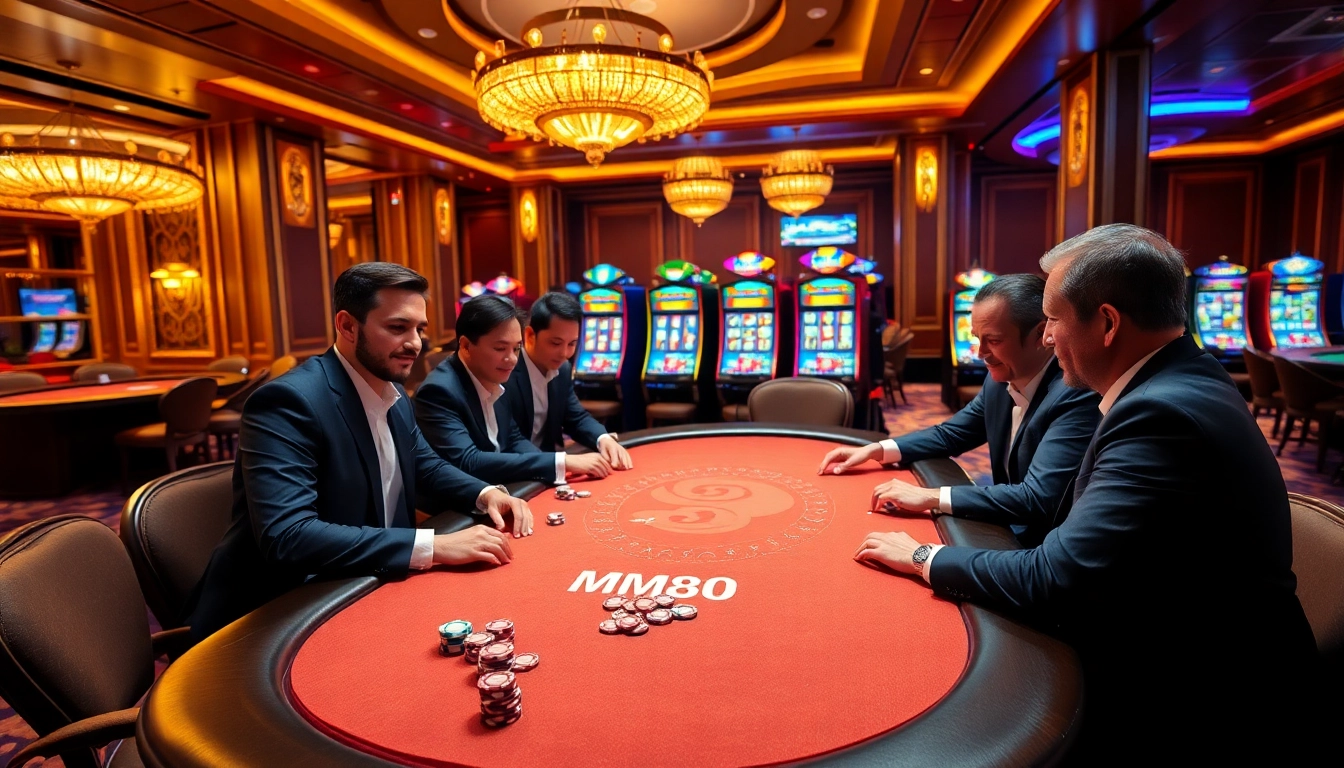 Experience high-stakes poker action at MM88 TODAY in an elegant casino atmosphere.