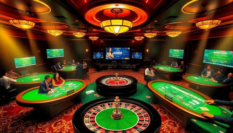 Engage with exciting casino games at https://ax88.com.de/ with vibrant tables and professionals.