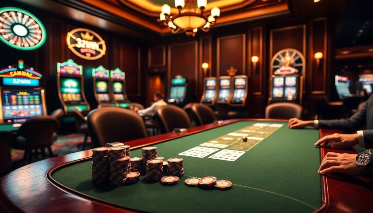 Experience thrilling poker action at https://32win.capital/ with an elegant casino ambiance and live gameplay.