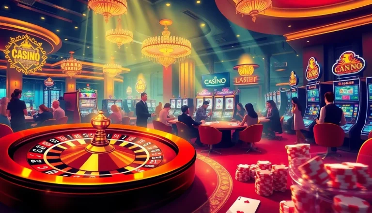 Exciting gambling action at https://xx88.ai/ showcased through vibrant casino elements including roulette and poker.