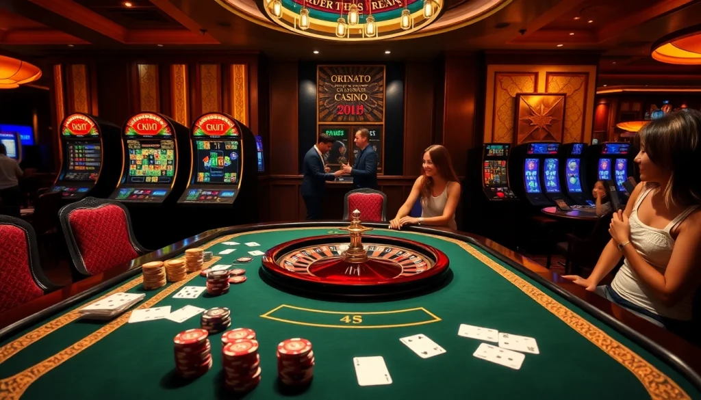 Experience the thrill of gambling at xin88.hot with players enjoying poker and roulette.