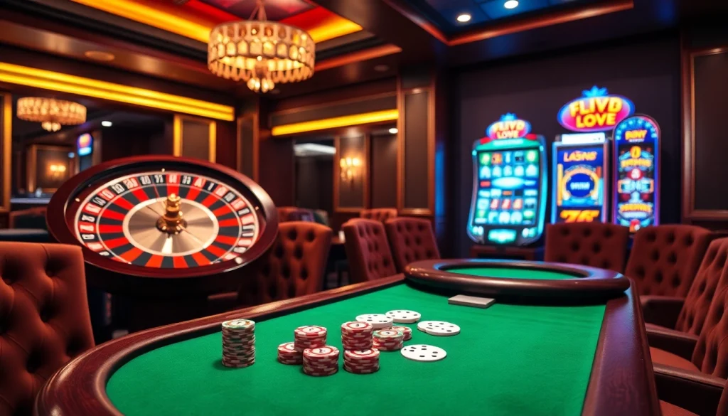 Experience the excitement of casino gaming with f168 love at vibrant roulette and poker tables.