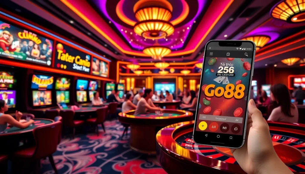 Experience excitement with tải go88 through a stylish online casino interface!
