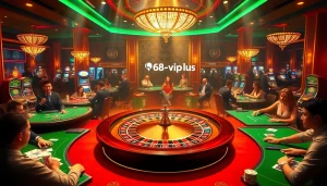 Experience thrilling gameplay at https://68vip.plus/ with luxurious casino elements and excited players.