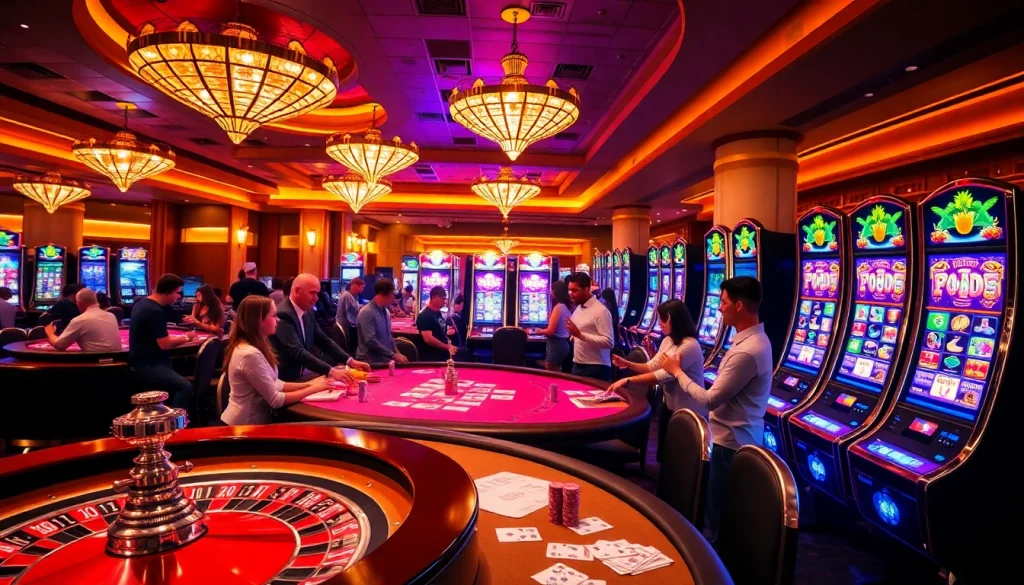 Spin to win at a jackpot sweeps casino filled with vibrant games and excitement.