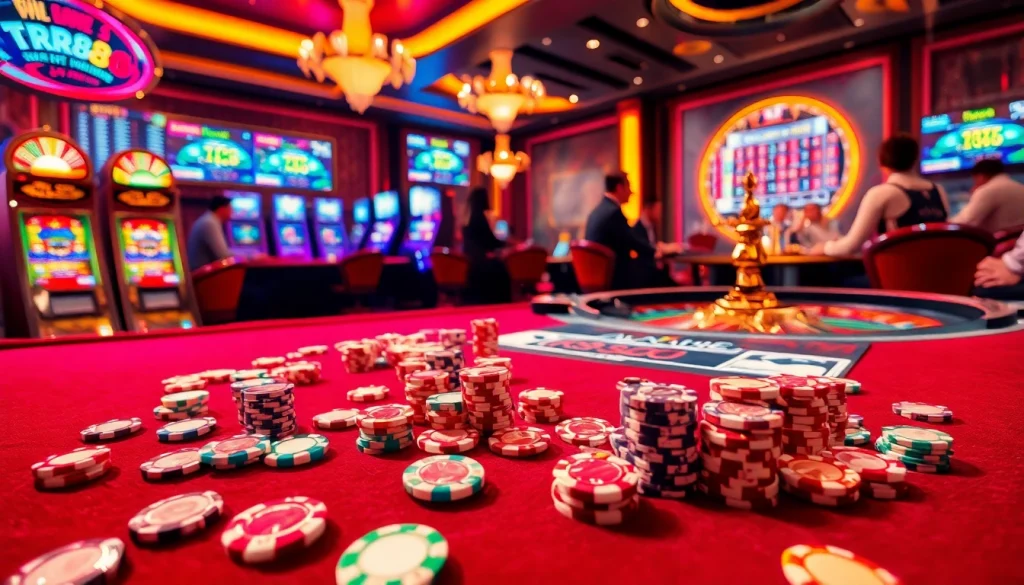 Engage with the RR88 casino experience featuring vibrant tables and dynamic gameplay.